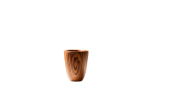 A vase with a wooden base on a transparent background png