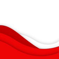 Red and white abstract background with waves png