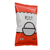 Rice 3D Design Element Side View png
