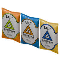 Salt 3D Design Element Isometric View In 3 Variant png