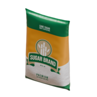 Sugar 3D Design Element Isometric View png