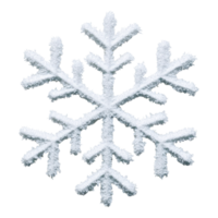 Snowflake with intricate patterns and delicate design png