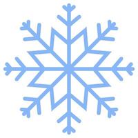 Snowflake flat icon isolated on white background. vector