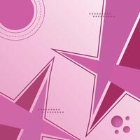 Luxury pink colours abstract background. Modern futuristic geometric abstract background. vector