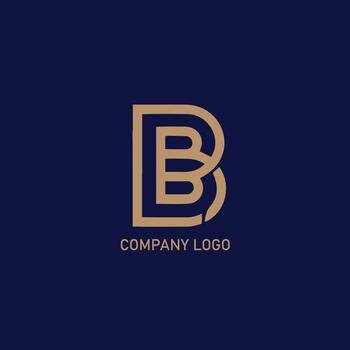 Modern abstract initial BB , Letter B logo icon design template elements. Minimal B initial based icon. vector