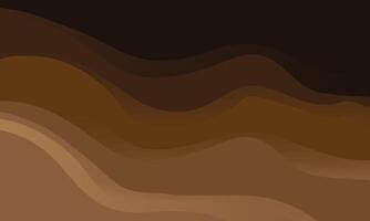 Abstract background of waves, moving colorful liquid. Brown wave motion background vector