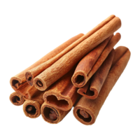 Cinnamon spice isolated on transparent background. png