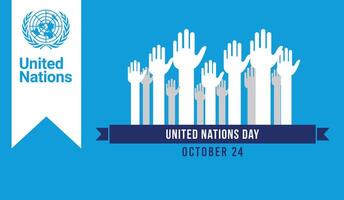 United Nations Day Design vector