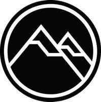 Minimalist Mountain Logo for Design Use vector