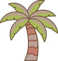 Easy to Edit Palm Tree for Design Projects vector