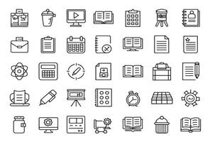 Study Planner Icon to Boost Productivity vector
