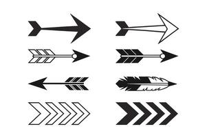 Arrows big black set icons, arrow icon, modern simple arrows, arrow collection cursor vector