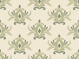 Elegant damask pattern, perfect for luxurious backgrounds, wallpapers, and design projects. vector