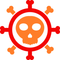 target skull and crossbones icon png