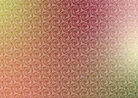 Swirl red line pattern art wave background vector