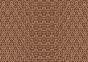 Geometric brown line pattern abstract art background vector