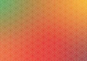 Abstract orange pattern line art geometric background vector