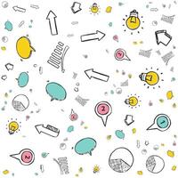 Pattern of business and finances vector
