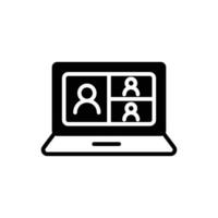 conference solid icon design good for web or mobile app vector