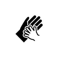compassion solid icon design good for web or mobile app vector