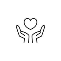 empathy thin outline icon design good for web or mobile app vector