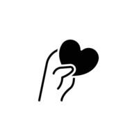 kindness solid icon design good for web or mobile app vector