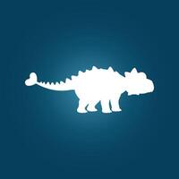 Ankylosaurus Dinosaur trendy artwork glorious abstract illustration colorful practical design vector