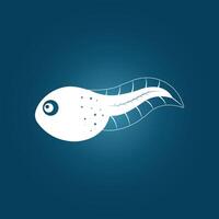 Tadpole trendy artwork glorious abstract illustration colorful practical design vector