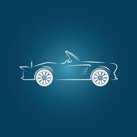 Classic old car trendy artwork glorious abstract illustration colorful practical design vector