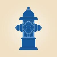 Hydrant firefighter trendy artwork beauteous abstract illustration colorful practical design vector