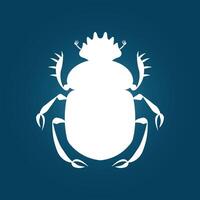 Scarab Dung Beetle trendy artwork glorious abstract illustration colorful practical design vector