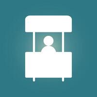 Sales booth trendy artwork stunning abstract illustration colorful practical design vector
