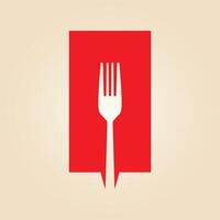 Fork trendy artwork ravishing abstract illustration colorful practical design vector