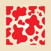 Cow shades trendy artwork ravishing abstract illustration colorful practical design vector