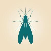 Mosquito trendy artwork magnificent abstract illustration colorful practical design vector