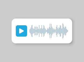 Play button icon in flat style. Music player illustration on isolated background. Playback interface sign business concept. vector