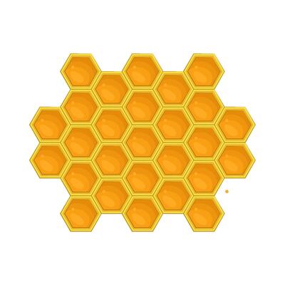 Illustration of honeycomb