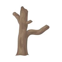 Illustration of tree trunk vector