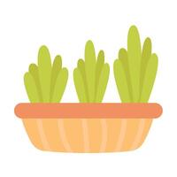Seedlings, grass isolated on a white background vector
