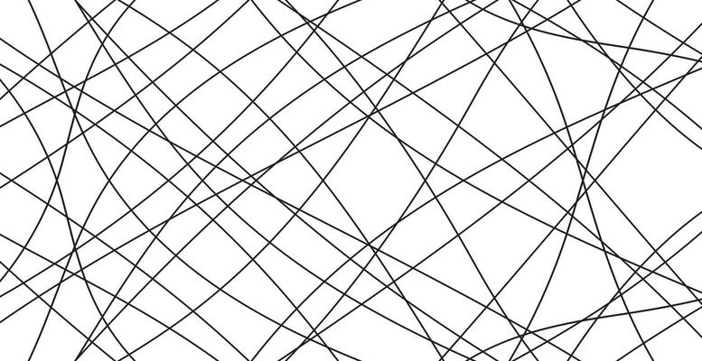 Hand drawn lines. Abstract pattern wave simple seamless, smooth pattern, web design, greeting card, textile, Technology background, Eps 10 illustration