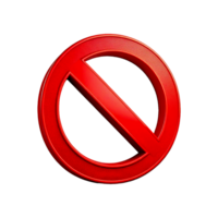 3d rendering of a forbidden sign is not allowed, 3d rendering of a forbidden sign png