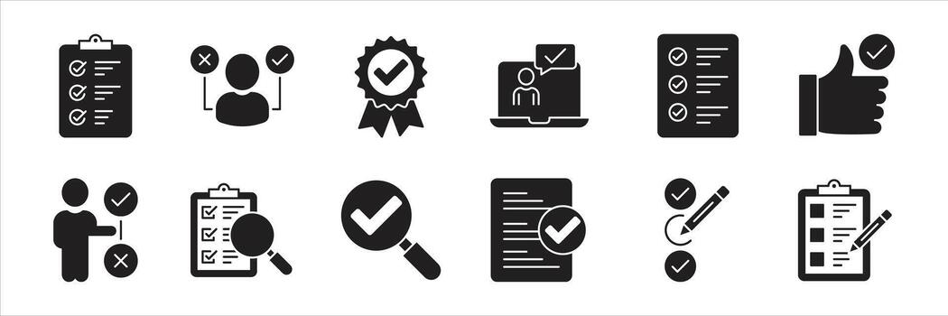 survey icon. containing task, choice, review, research icon collections vector