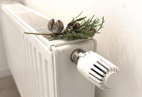 Photo of the battery, temperature regulation for energy saving, creating comfortable conditions, heating system of the house, correct use of heating systems and improvement of energy efficiency