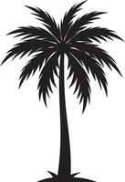 Exotic Palm Tree for Island-Themed Projects vector