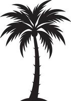 Elegant Palm Tree for Coastal Themes vector