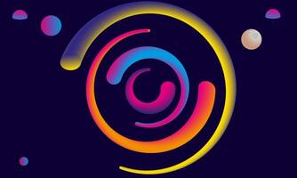 abstract background with different shape vector