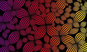 floral abstract background with flower shape vector