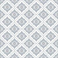 Gray Damask Tile Pattern, Classic Vintage Design Background with Delicate and Exquisite Detail, Suitable for Decoration. vector