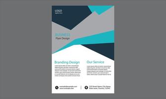 This design effectively combines modern geometric elements with a clean layout, making it suitable for businesses or professional services that want to convey reliability and clarity. vector