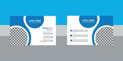 Modern and Dynamic Business Card Design vector